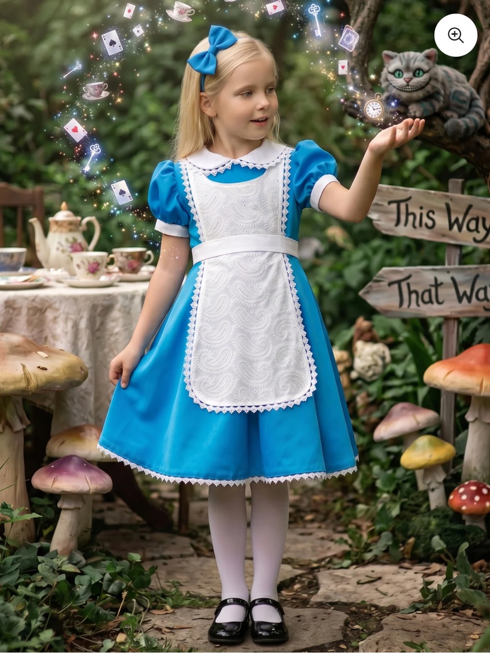 Trish Scully Alice in Wonderland Dress size 5